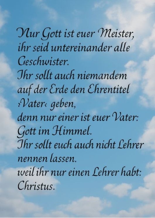 DER Vater - DER Lehrer