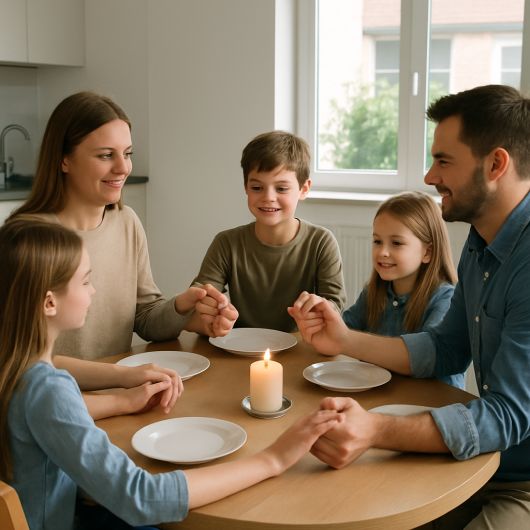 Ein Tisch, ein Gebet, ein Herz