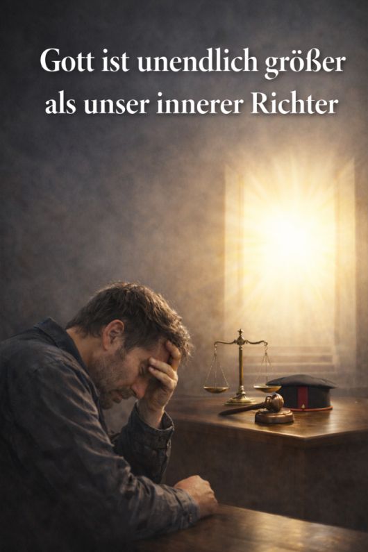 Gott ist unendlich gr&ouml;&szlig;er als unser innerer Richter