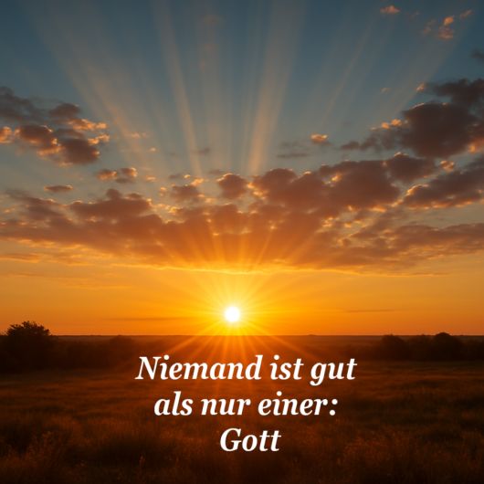 Gut ist nur einer