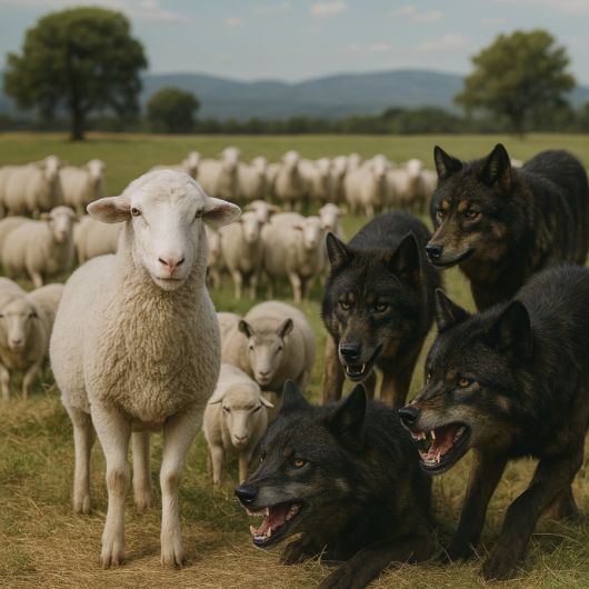 Ich schicke euch wie Schafe mitten unter die W&ouml;lfe
