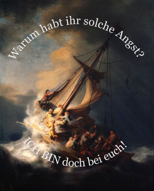 Eugene Delacroix, Jesus schl&auml;ft w&auml;hrend des Sturms